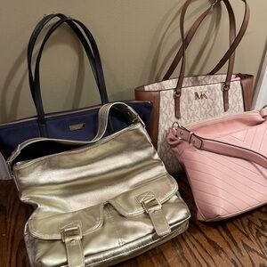 Michael Kors x2 Kate Spade, Karl Largerfield minor rehab bags